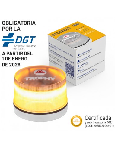 Luz V16 DGT Geolocalizable TROPHY | Obligatoria 2026 | Homologada
