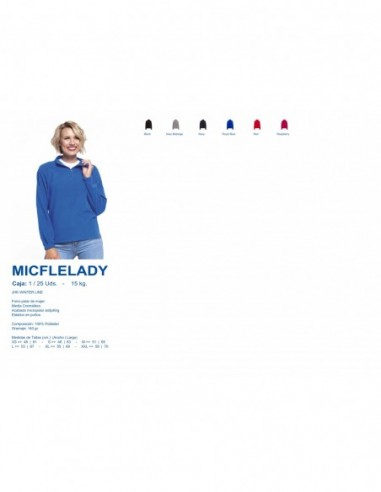MICFLELADY-BK-XS
